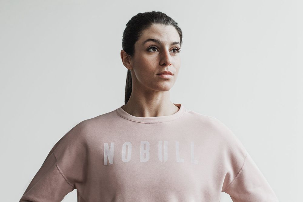 Sweats NOBULL Femme Rose - NOBULL Crew,France (6540-QGCIL)